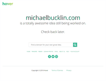 Tablet Screenshot of michaelbucklin.com